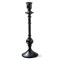 Westport Black Cast Aluminum Taper Candle Holder Large 3.5L x 3.5W x 11.0H inches